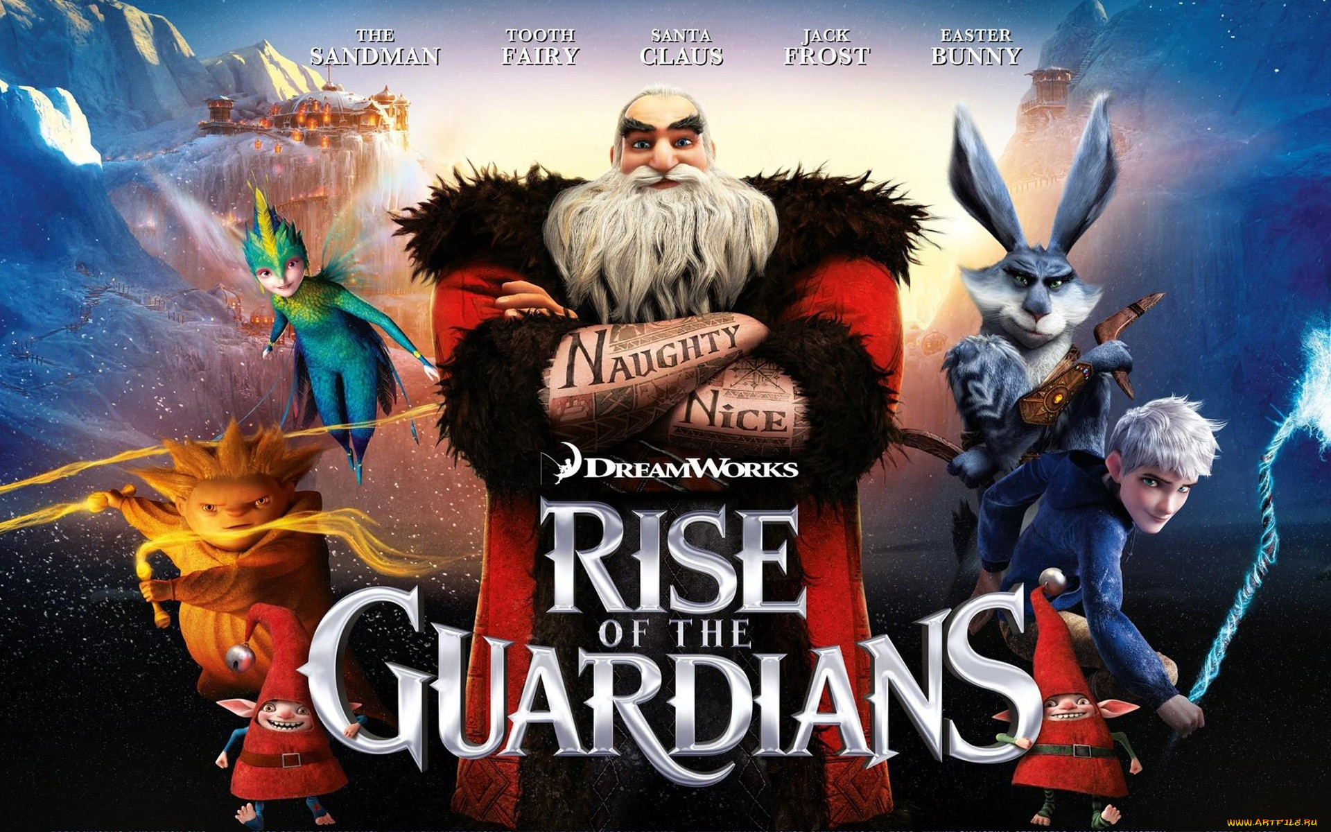 Обои Rise of the Guardians Мультфильмы Rise of the Guardians, обои для  рабочего стола, фотографии rise, of, the, guardians, мультфильмы Обои для  рабочего стола, скачать обои картинки заставки на рабочий стол.